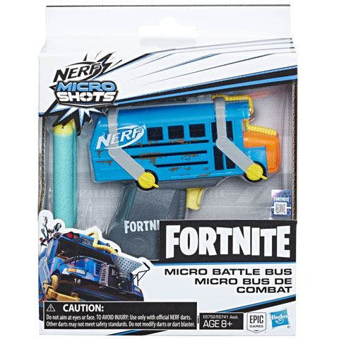Hasbro Nerf: Fortnite Micro Battle Bus szivacslövő fegyver (E6752)