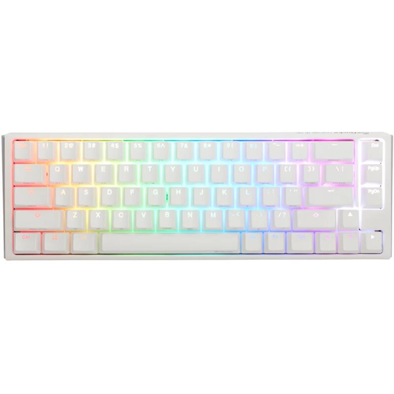Billentyűzet Ducky ONE 3 SF MX Black RGB Premium ABS Magyar (HU) Fehér (DKON2167ST-AHUALPWWWSC1)