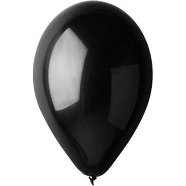 SDM Balon pastelowy czarny nr 09, 100 sztuk (SDMX0322)
