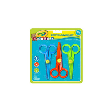 Crayola Mini Kids: 3 db-os műanyag olló készlet (81-8119) (81-8119)