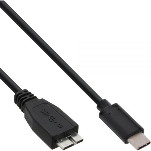 InLine 35722 USB кабел USB 3.2 Gen 2 (3.1 Gen 2) 2 м USB C Micro-USB B Черен
