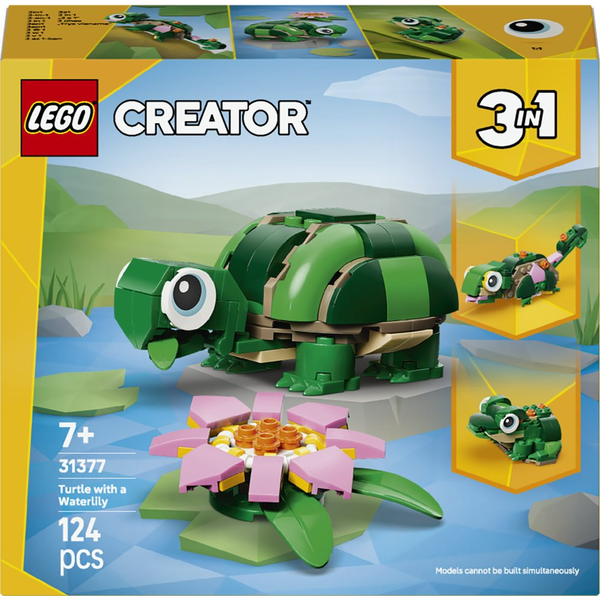LEGO Creator Żółw i kwiat lilii wodnej (31377)