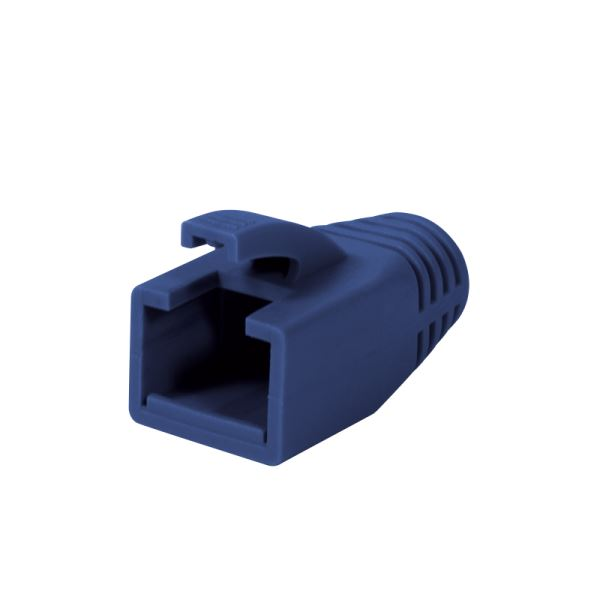 LogiLink RJ45 törésgátló 8mm, 50db kék (MP0035B) (MP0035B)
