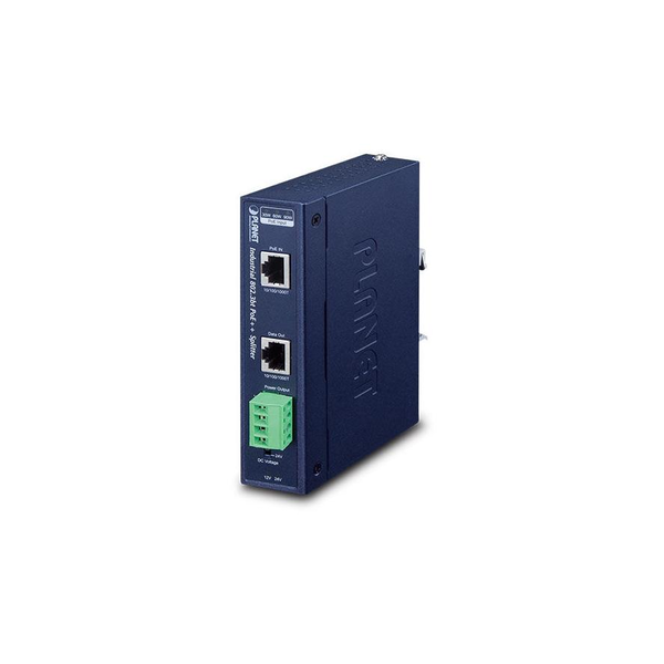 Adapter powerline Planet PLANET IPOE-173S rozgałęziacz sieciowy Niebieski Obsługa PoE