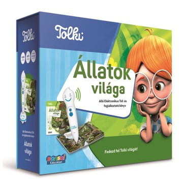 TOLKI Interaktív foglalkoztató könyv készlet - Állatok világa