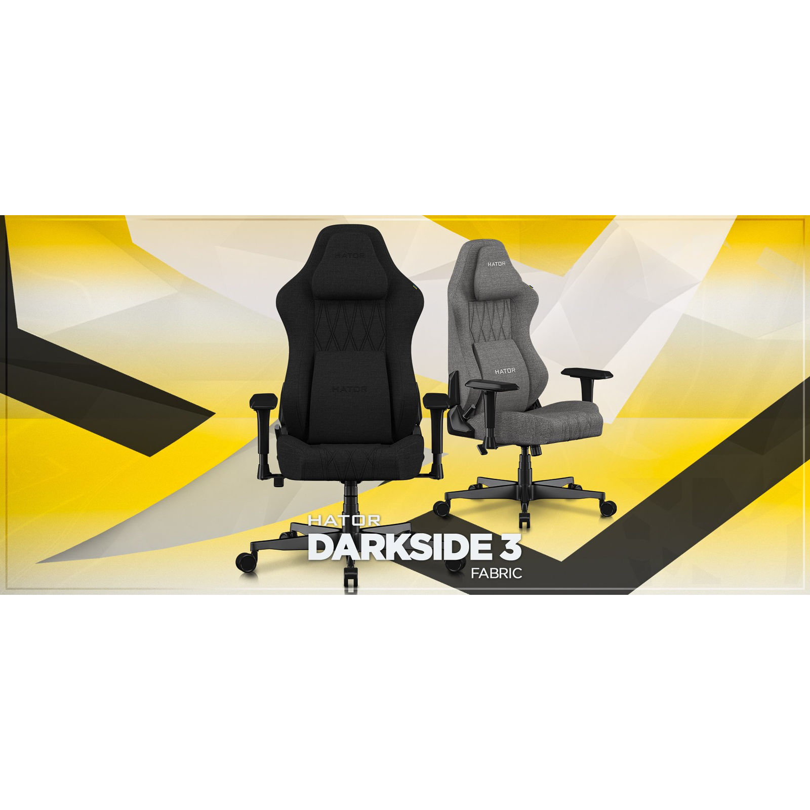 HATOR Darkside 3M Fabric gamer szék fekete 110kg (HTC3010M)