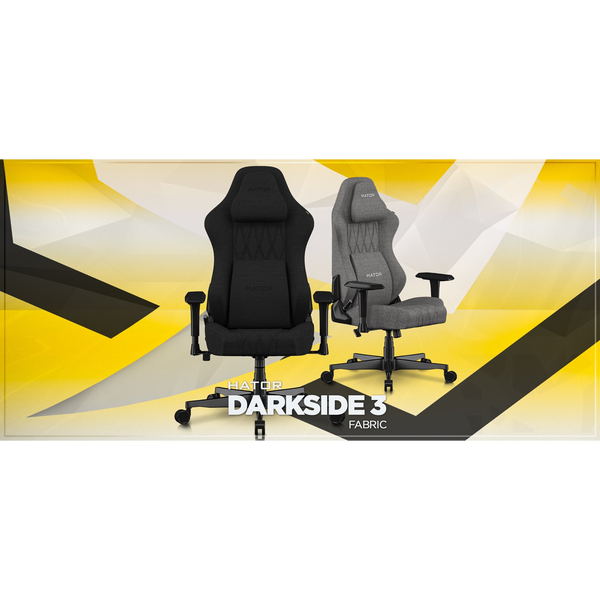 HATOR Darkside 3M Fabric Sedia per gaming universale Nero