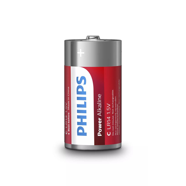 Philips Power Alkaline LR14P2B/10 háztartási elem Egyszer használatos elem C Lúgos