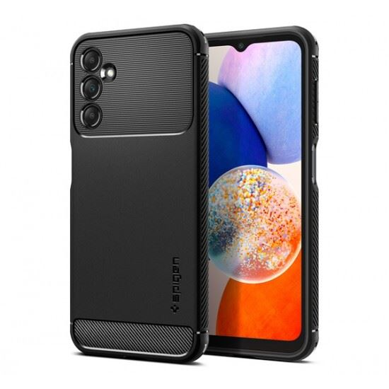 Spigen Rugged Armor Samsung Galaxy A14 tok fekete (ACS05875) (ACS05875)