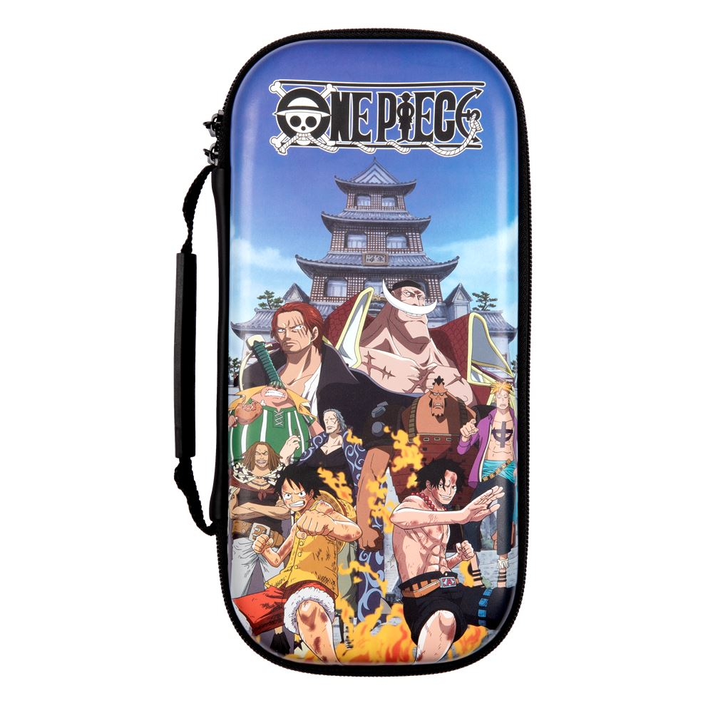 Konix One Piece – Marineford Keményhéjas táska Nintendo Nejlon, Polivinil-klorid (PVC) Kék, Többszínű (KX-OPC-NS-CB)