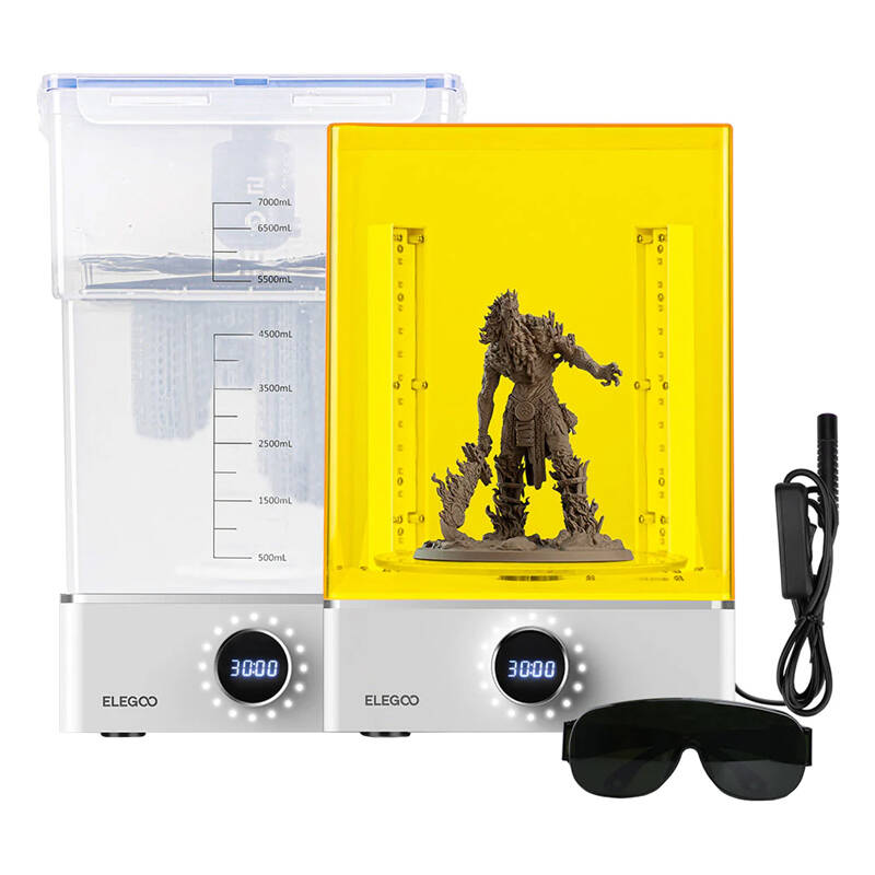 Elegoo Mercury XS mosó- és kondicionáló állomás készlet 3D nyomtatott modellekhez (50.101.058300)