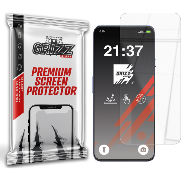 Szkło hybrydowe GrizzGlass HybridGlass do Cubot P80