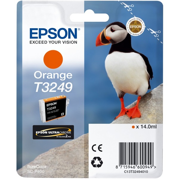 Epson T3249 inktcartridge 1 stuk(s) Origineel Oranje