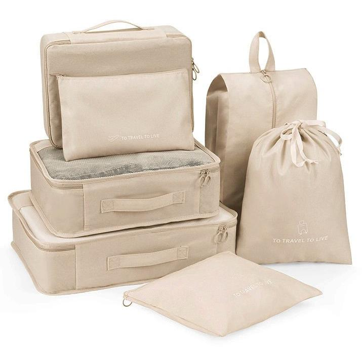 Kufryplus Travel organizers SN1355 brownbeige (K052000SN1355)