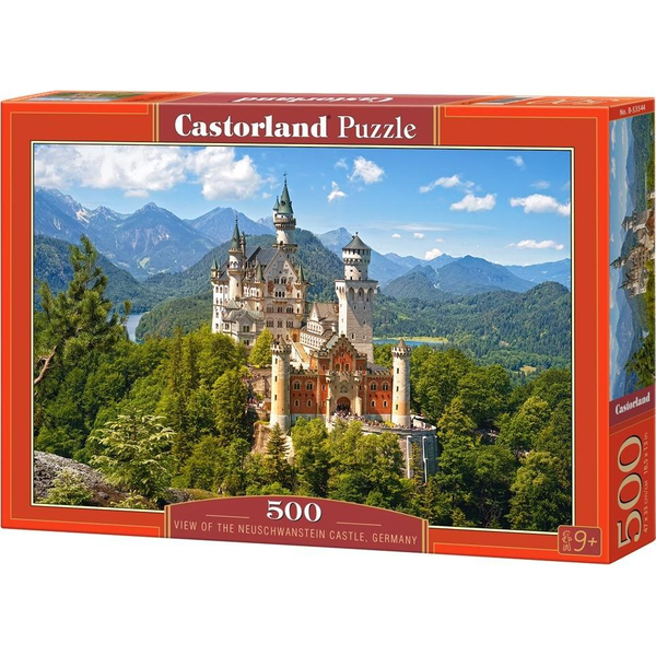 Castorland View of the Neuschwanstein Castle, Germany 500 pcs Kirakós játék 500 db Tájkép