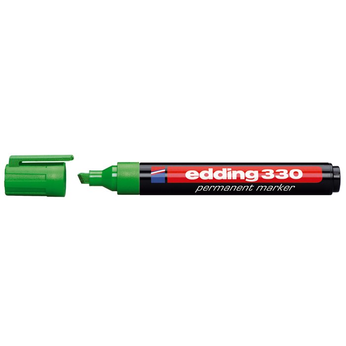 Edding 330 1-5mm Alkoholos marker - vágott - Zöld (7580018003)