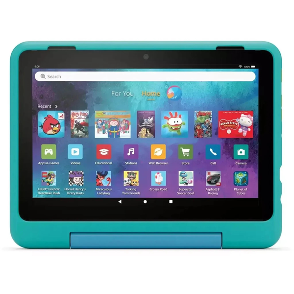 Amazon Fire HD 8 32GB Kids Pro (2024) Hello Teal tablet