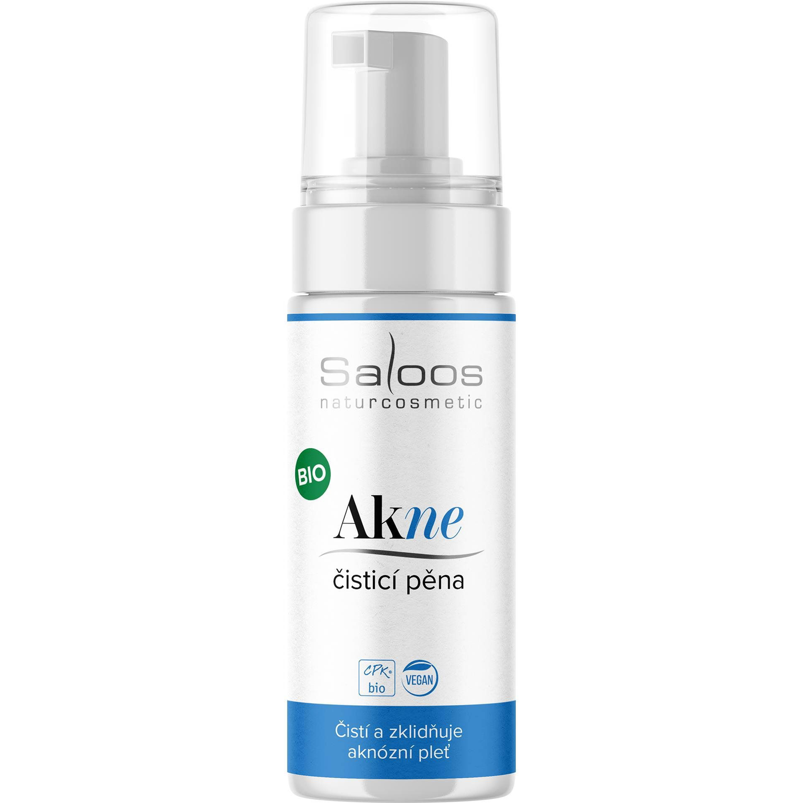 Saloos Bio Akne tisztítóhab, 150 ml (8595666007620)