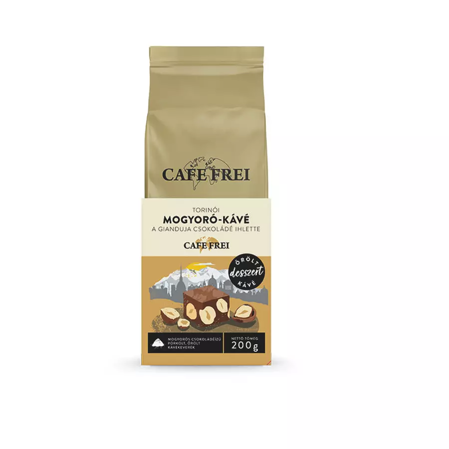 Cafe Frei Torinói Csoko-Nut mogyorós csoki ízű őrölt kávé 200g (110041) (cf110041)