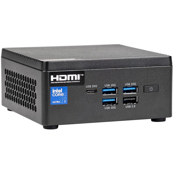 bluechip BUSINESSline M11471 *KI ready* Intel Core Ultra 7 155H 16 GB DDR5-SDRAM 500 GB SSD Windows 11 Pro Mini PC Sort