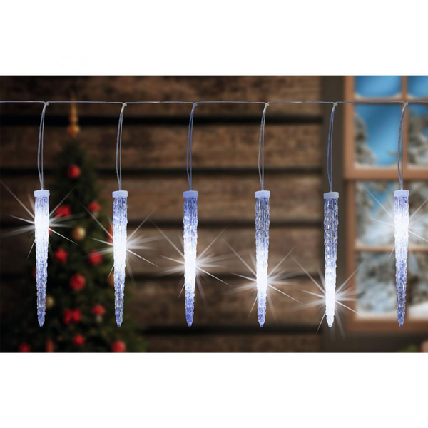 LED světelný řetěz Home KJL 35 s motivem rampouchů, venkovní i vnitřní