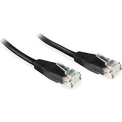  MicroConnect U/UTP CAT6 0.25M Black PVC