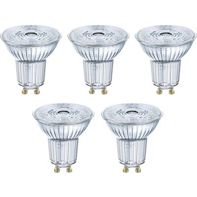 LED izzó készlet GU10 4,3 W/50 W melegfehér Ø 50 x 52 mm 5 db, OSRAM 4058075090460 (4058075090460)