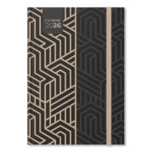 PD Calendar Határidőnapló Period Charme B/5 heti Gold papír 2026