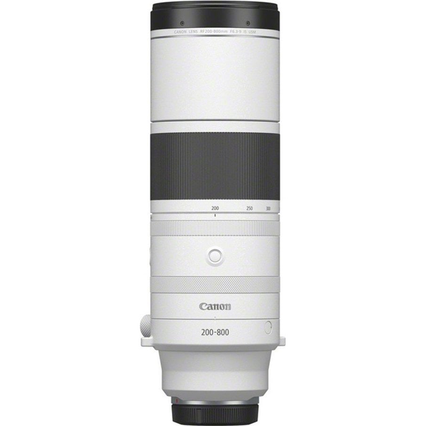 Canon RF 200-800mm F6.3-9 IS USM MILC Telefoto zoomobjektiv Sort, Hvid