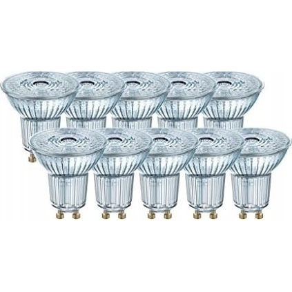 Osram Base PAR16 műanyag ház/4,3W/350lm/4000K/GU10 LED spot izzó 10 db (4058075036703)
