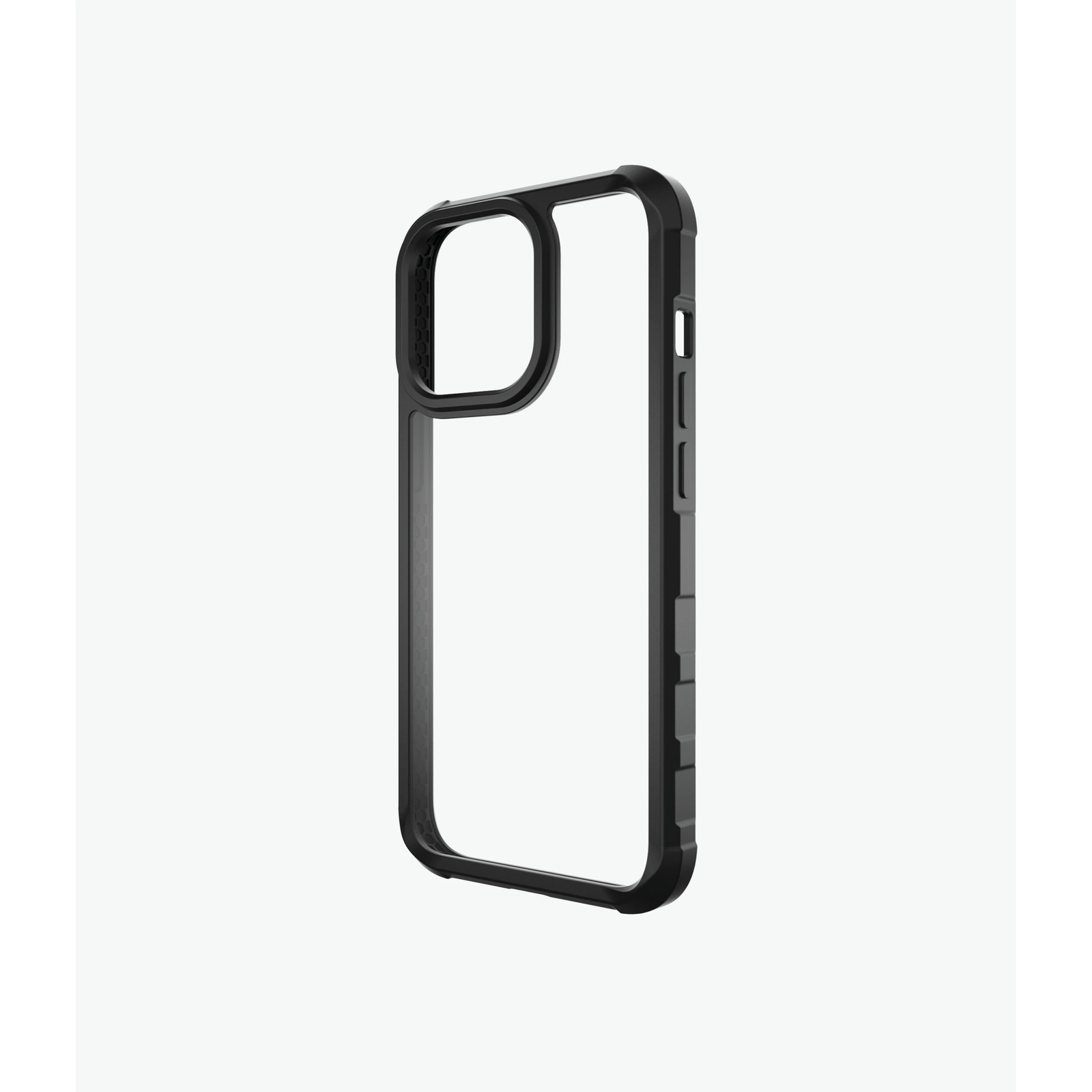 PanzerGlass SilverBullet Apple iPhone 13 Pro Szilikon Tok - Átlátszó/Fekete (0324)