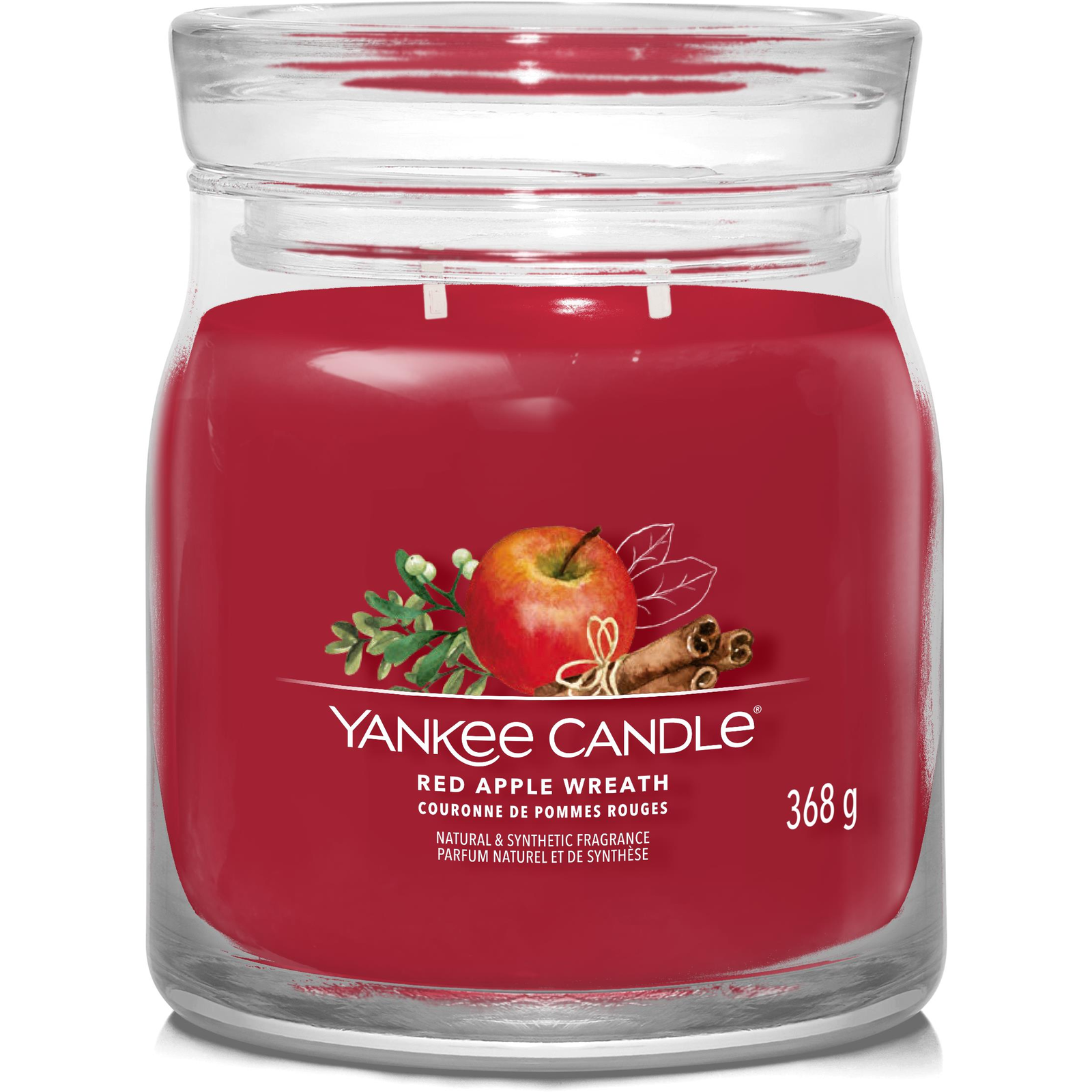 YANKEE CANDLE Signature Red Apple Wreath - 2 kanóc, 368g (5038581128856)