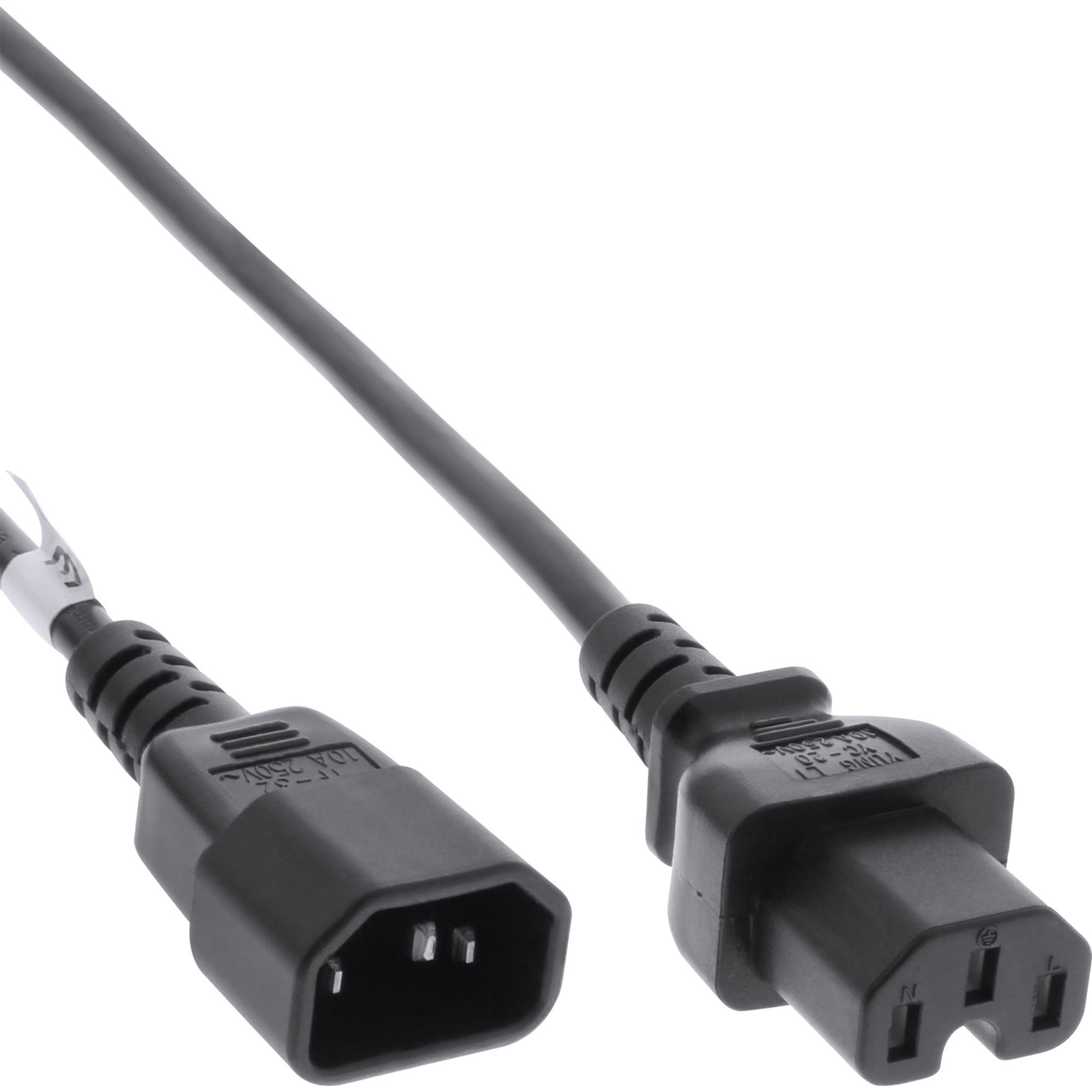 InLine 16811C tápkábel Fekete 3 M C14 csatlakozó C15 csatlakozó (16811C)