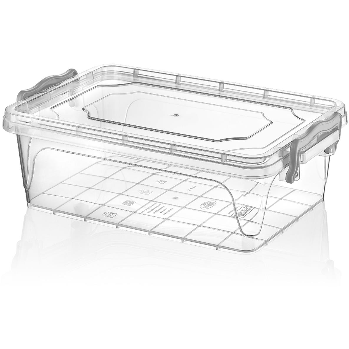 UH többfunkciós tárolódoboz, téglalap alakú, alacsony, 10 l (150866)