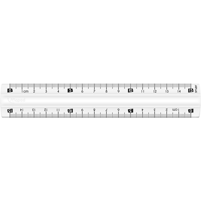 Maped 245320 Study Unbreakable Vonalzó műanyag törhetetlen - 15 cm (245320)