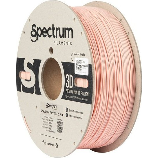 Spectrum Filaments 80710 Pastello PLA 3D nyomtatószál PLA műanyag Matt 1.75 mm 1000 g pale salmon, Lazac, Pasztell 1 db (SPC-24240)