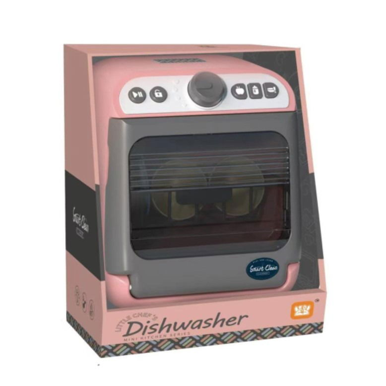 Játék mosogatógép, fehér-rózsaszín (8591945103380)