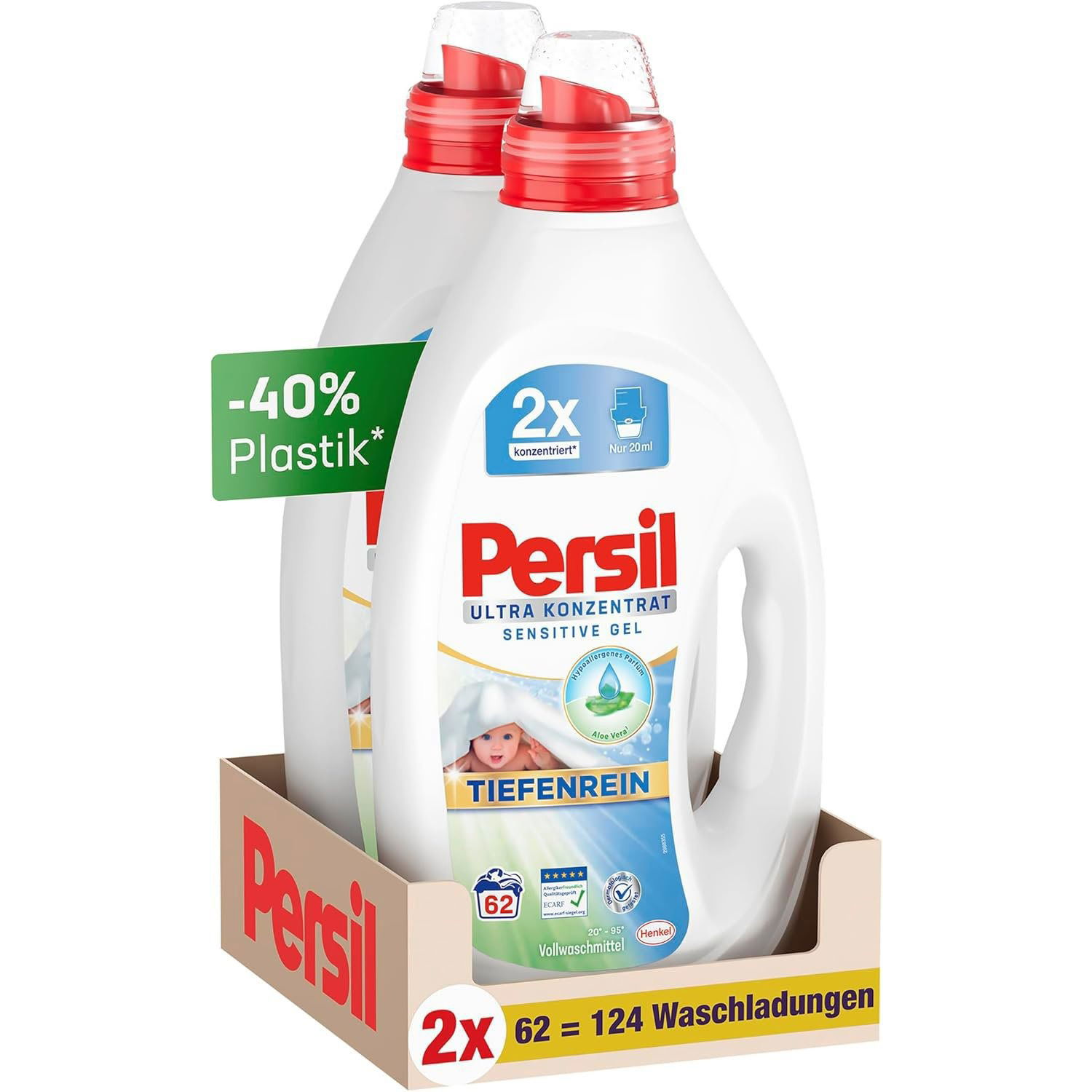 PERSIL Sensitive Ultra Concentrated 2.48 l (124 washes) (4015100358728)