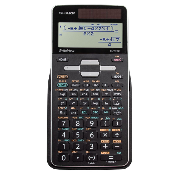 Sharp EL-W506TBSL kalkulačka Desktop Vedecká kalkulačka Čierna