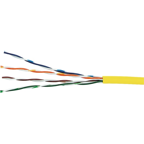 EXCEL Patch kábel Cat.5e UTP 26AWG PVC köpeny 305m, sárga (100-091)