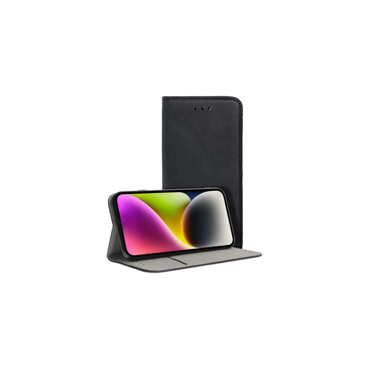 Gigapack Samsung Galaxy A55 5G (SM-A556) bőr hatású fliptok fekete (GP-155069) (GP-155069)