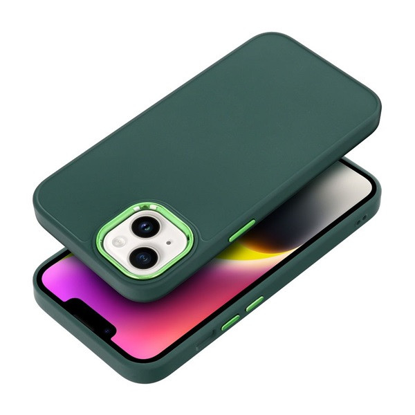 Frame Samsung Galaxy A14 4G/A14 5G szilikon tok zöld (74585) (FR74585)