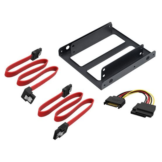 Akasa 3.5" -> 2.5" beépítő keret kábelekkel (AK-HDA-11) (AK-HDA-11)
