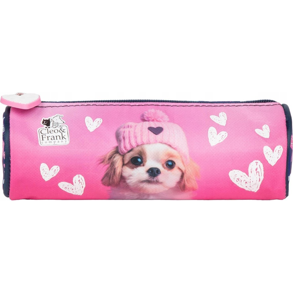 Derform Cleo És Frank Kutyás Henger Tolltartó - Hearts (PTCF42)