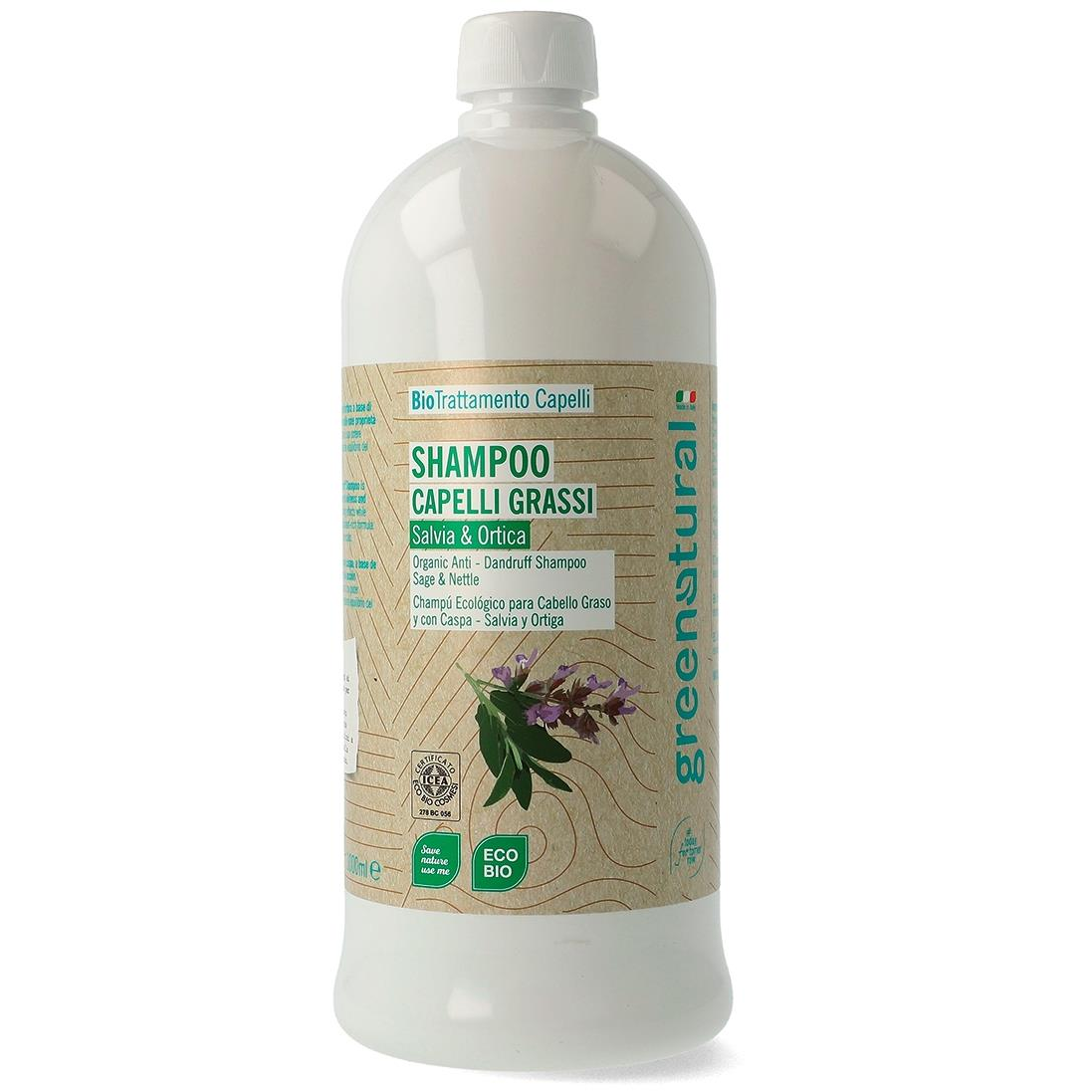 GREENATURAL bio zsálya és csalán 1 l (8052400932414)