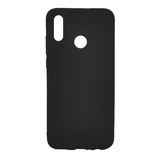 Szilikon telefonvédő (matt) FEKETE [Honor 10 Lite] (5996457845149)