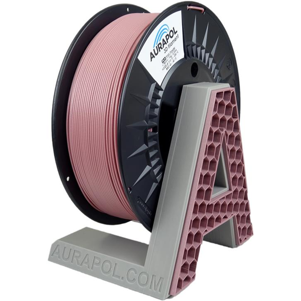 AURAPOL PLA 3D Filament, Pink Powder, 1 kg, 1,75 mm