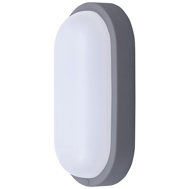 Solight LED ovális kültéri világítás, 21cm, szürke (WO744-G)
