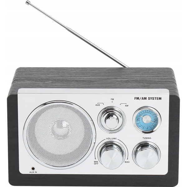 Denver TR-63B Asztali rádió AM, FM AUX Fekete