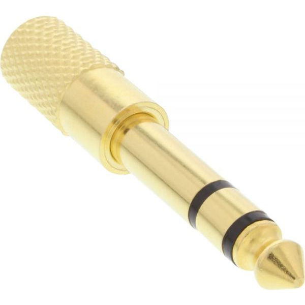 InLine 99305P adattatore per inversione del genere dei cavi 3.5mm jack female 3.5mm Nero, Oro